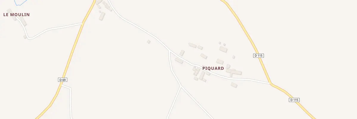 Plan du 10 Rue du Hameau Picard à Joganville