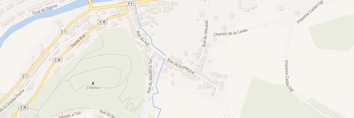 Plan du 3 Rue de la Planche à Gavray-sur-Sienne