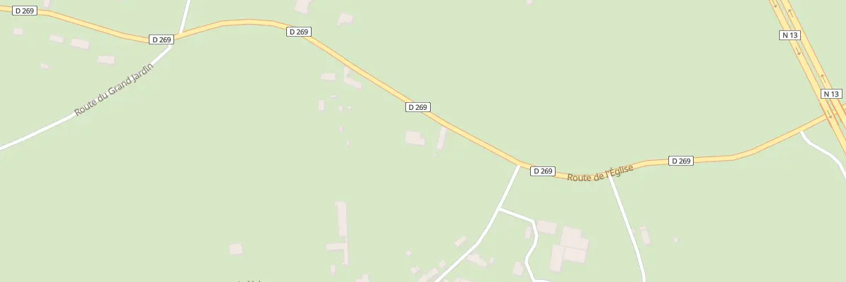 Plan du 34 Rte de l’Église à Fresville