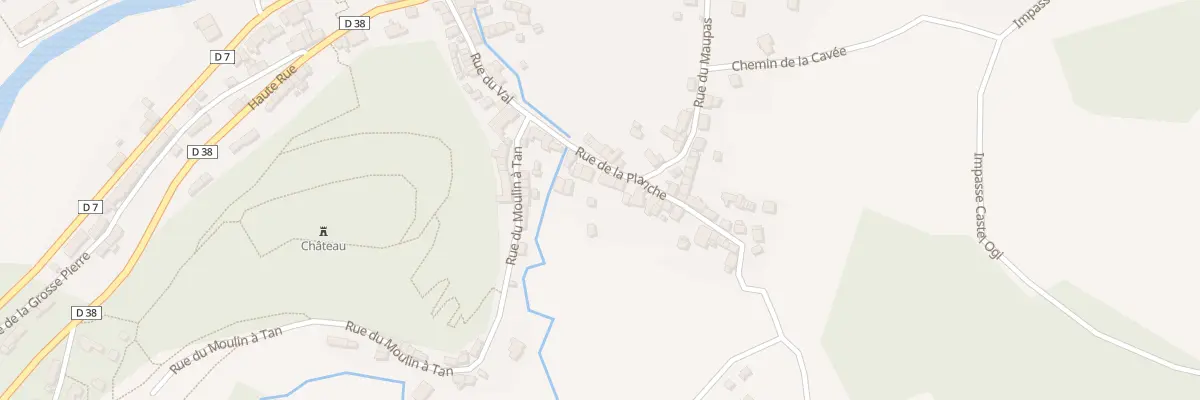 Plan du 8 Rue de la Planche à Gavray-sur-Sienne