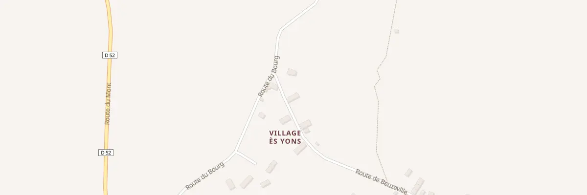 Plan du 3 Rte de Beuzeville à Montcuit
