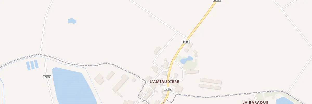 Plan du 1 L’Amiaudiere aux Brouzils