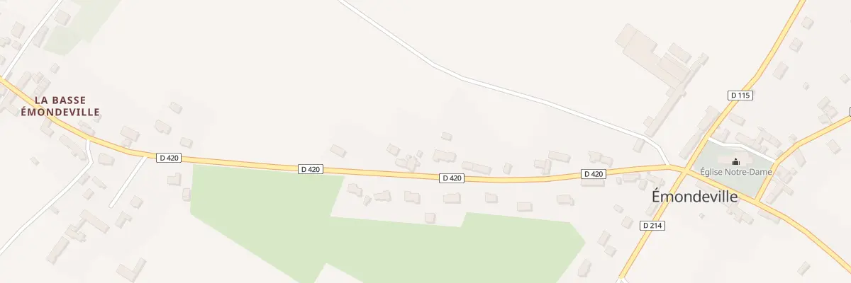Plan du 3 Hameau de l’Eglise à Émondeville
