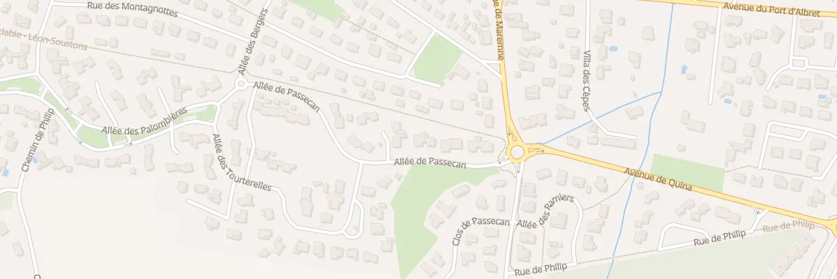 Plan du 12 All de Passecan à Soustons