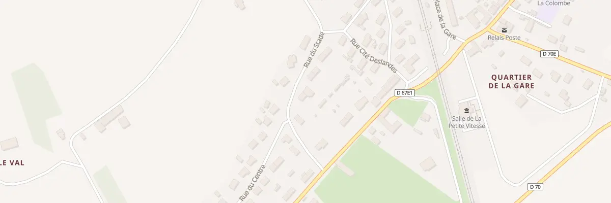 Plan du 4 Rue du Stade - Chef du Pont à Sainte-Mère-Église