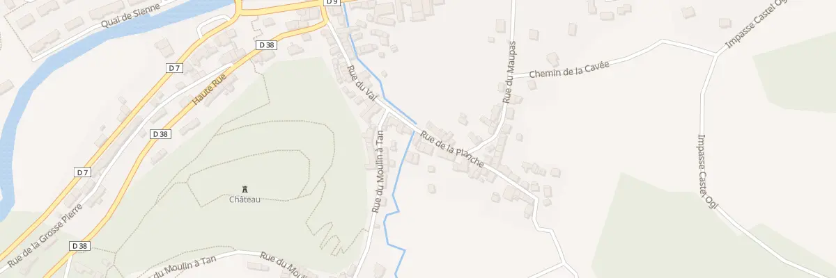 Plan du 2 Rue de la Planche à Gavray-sur-Sienne