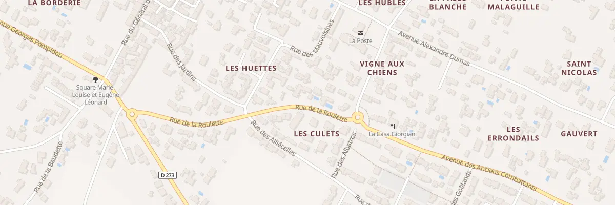 Plan du 5 Rue de la Roulette à La Brée-les-Bains