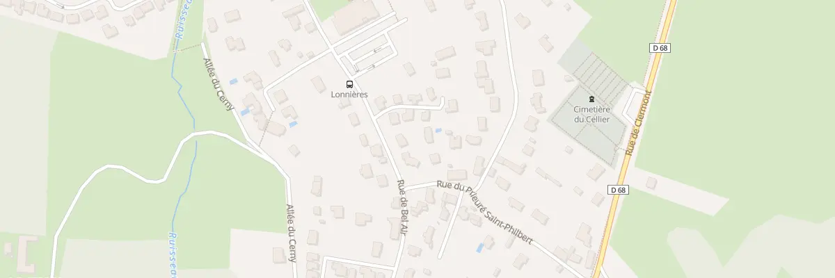 Plan du 57T Rue de Bel Air au Cellier