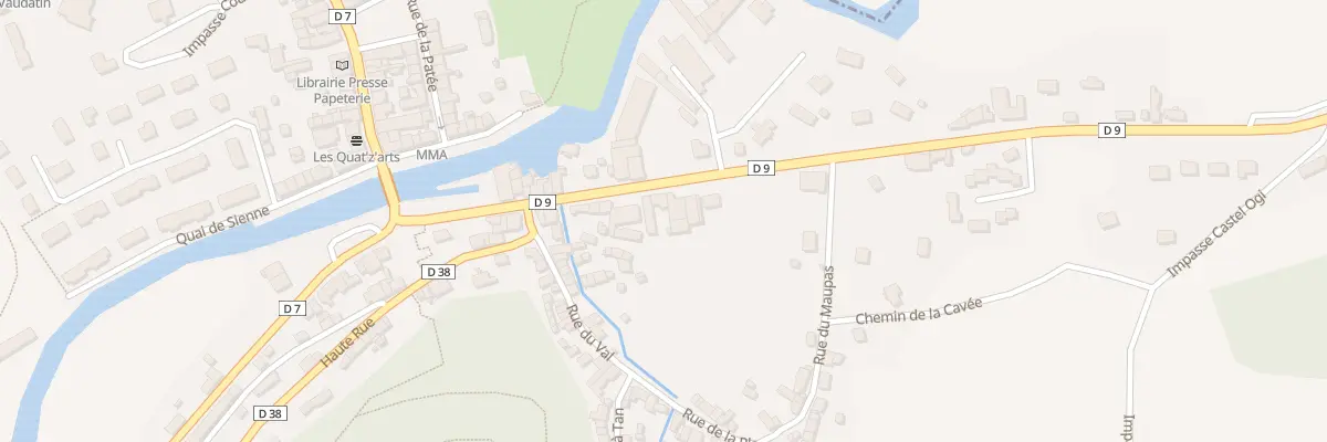 Plan du 26 Rue du Moulin à Gavray-sur-Sienne