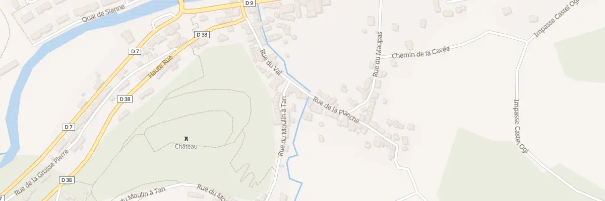 Plan du 22 Rue du Val à Gavray-sur-Sienne