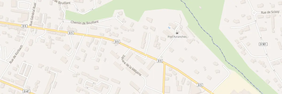 Plan du 61A Rue du Cdt Bindel - Avranches à Avranches