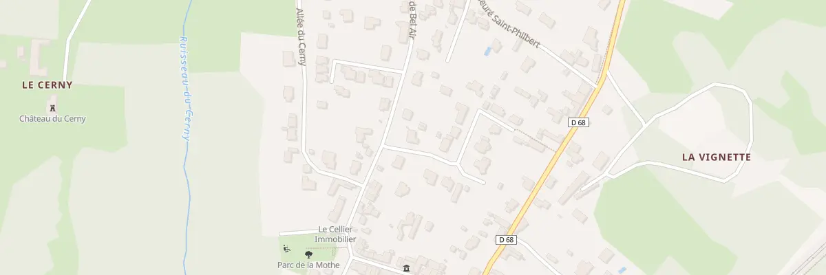 Plan du 47 Rue de Bel Air au Cellier