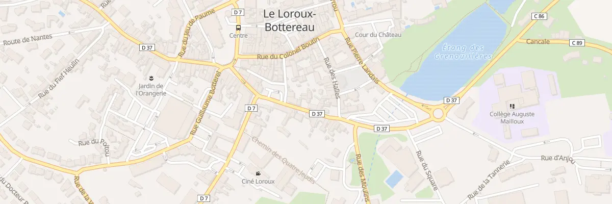 Plan du 6 Rue de bourgogne au Loroux-Bottereau