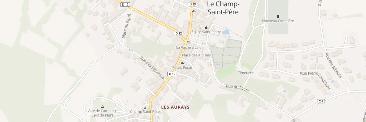 Plan du 11 Rue de la Nantee au Champ-Saint-Père