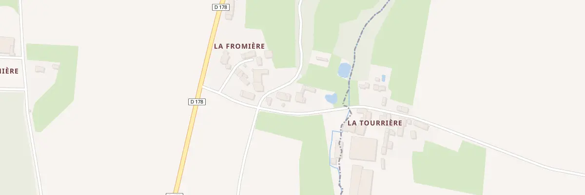 Plan du 5195 La Fromiere à Fercé