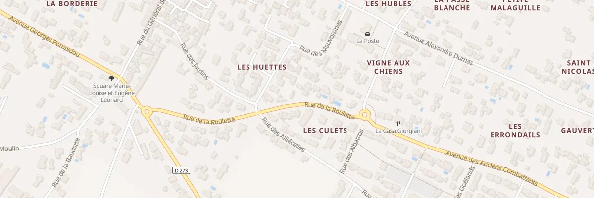 Plan du 5290 Rue de la Roulette à La Brée-les-Bains