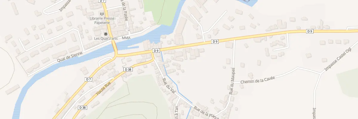 Plan du 22 Rue du Moulin à Gavray-sur-Sienne