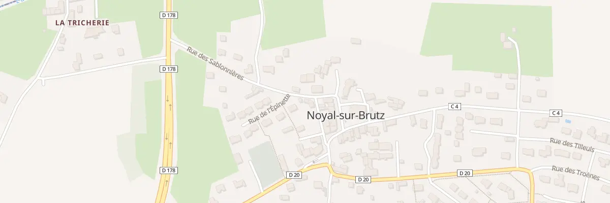 Plan du 3 Rue des Sablonnieres à Noyal-sur-Brutz