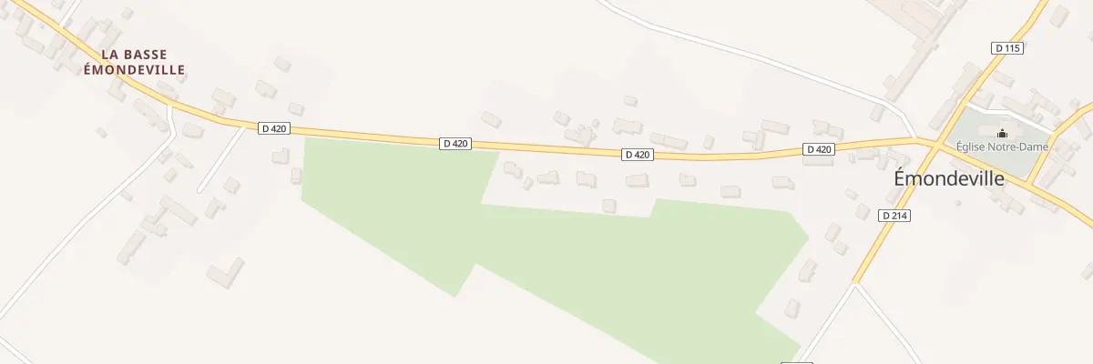 Plan du 2B Hameau de l’Eglise à Émondeville