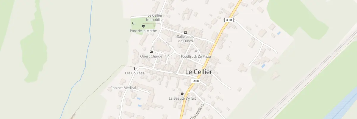 Plan du 2 Pl Saint Méen au Cellier