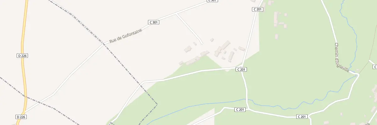 Plan du 28 Rue de Gofontaine à Tocqueville