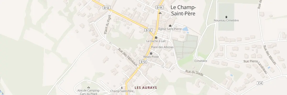 Plan du 12 Rue de la Nantee au Champ-Saint-Père