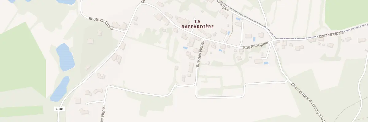 Plan du 626 La Baffardière au Champ-Saint-Père