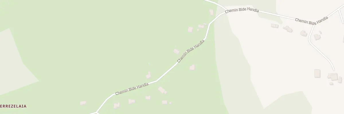 Plan du 1248 Che Bide Handia à Briscous
