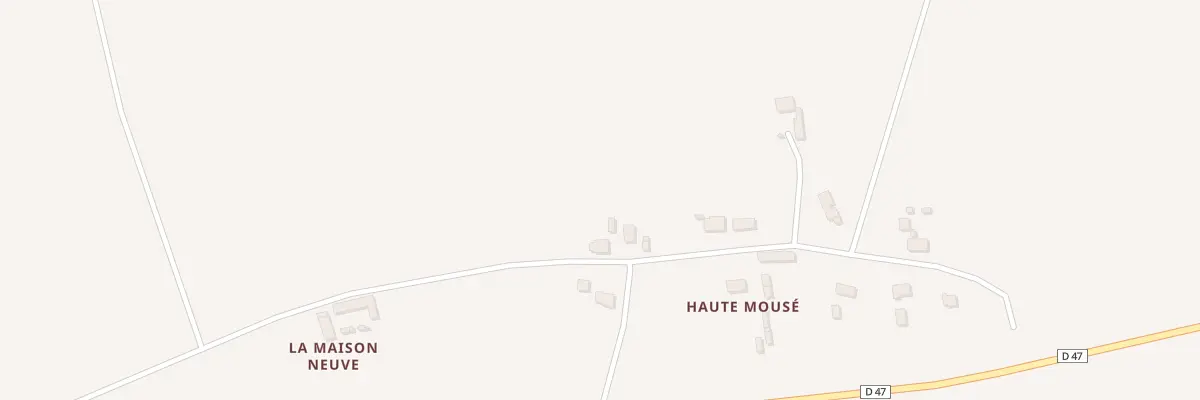 Plan du 1 La Haute Mousse à Retiers