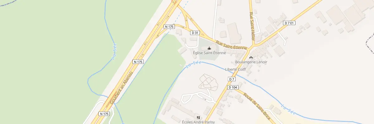 Plan du 11 Rue Saint Etienne - Avranches à Avranches