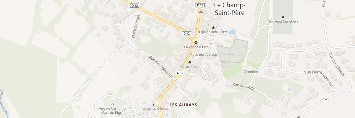 Plan du 16 Rue de la Nantee au Champ-Saint-Père