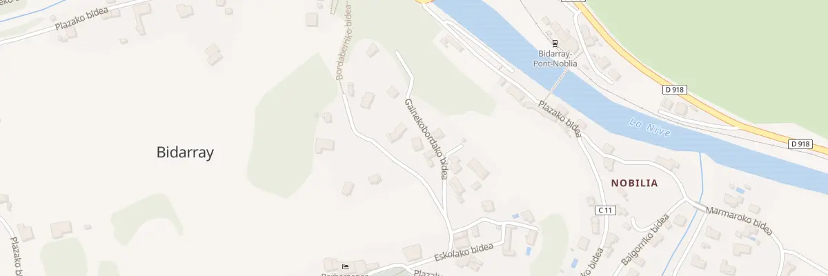 Plan du 16 Che de l’Eglise à Bidarray