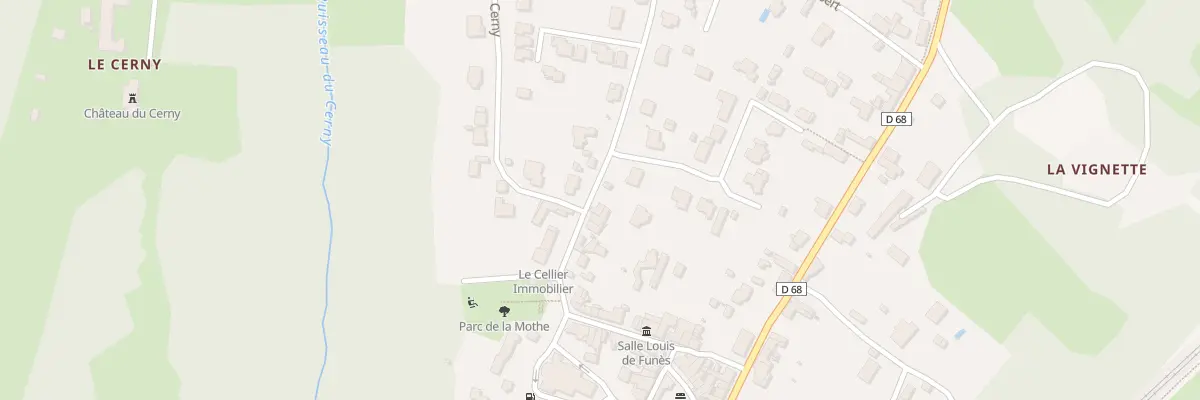 Plan du 43 Rue de Bel Air au Cellier