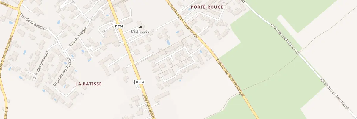 Plan du 23 Che de la Porte Rouge à Saint-Georges-d’Oléron