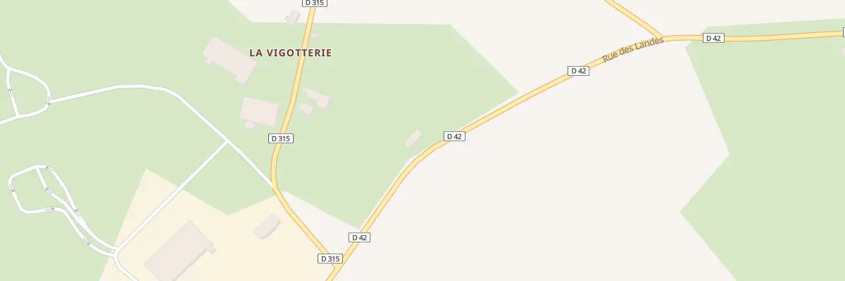 Plan du 1B Rue des Landes à Ozeville