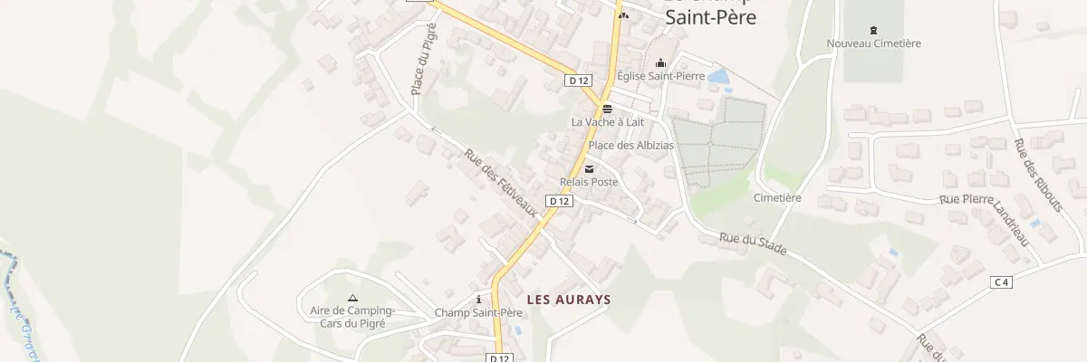 Plan du 20 Rue de la Nantee au Champ-Saint-Père
