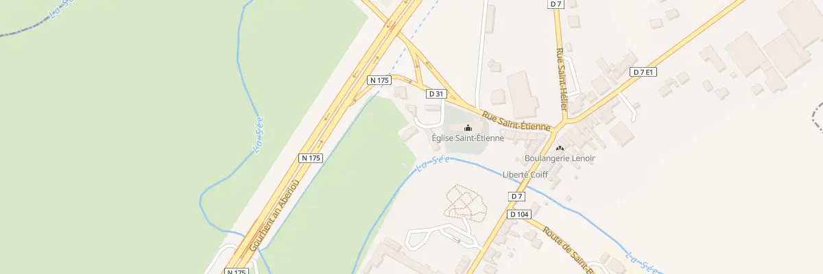 Plan du 13 Rue Saint Etienne - Avranches à Avranches