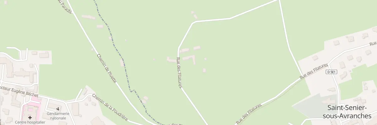 Plan du 7 Rue des Filatures à Saint-Senier-sous-Avranches