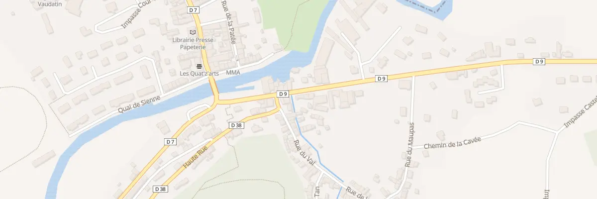 Plan du 16 Rue du Moulin à Gavray-sur-Sienne