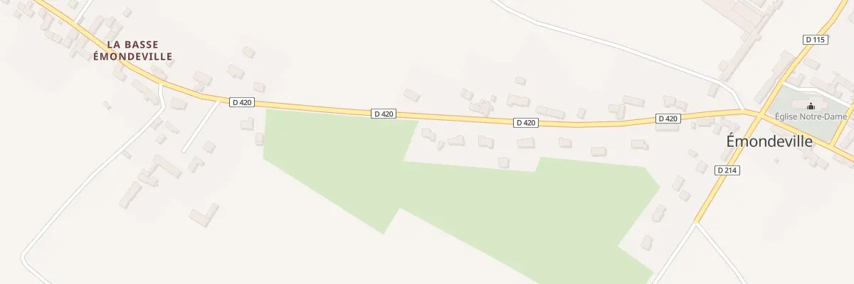 Plan du 2A Hameau de l’Eglise à Émondeville
