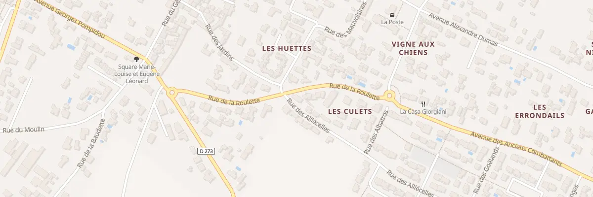 Plan du 18 Rue de la Roulette à La Brée-les-Bains