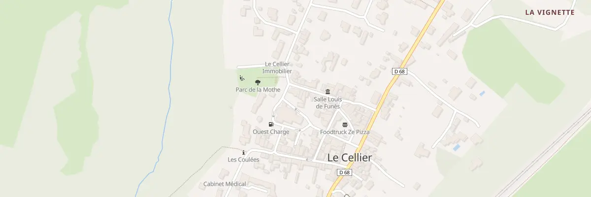 Plan du 18 Rue de Bel Air au Cellier