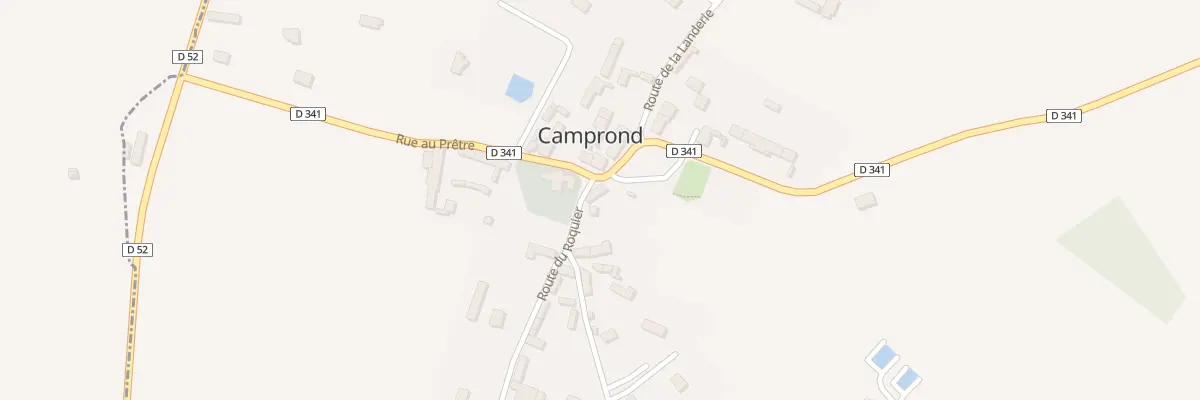 Plan du 1 Rte du Roquier à Camprond