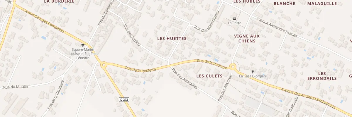 Plan du 9 Rue de la Roulette à La Brée-les-Bains