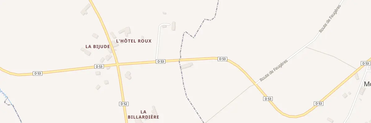 Plan du 5017 La Billardiere à Montcuit