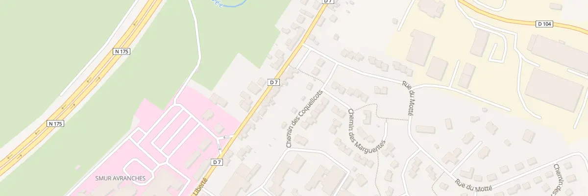 Plan du 92 Rue de la Liberte - Avranches à Avranches