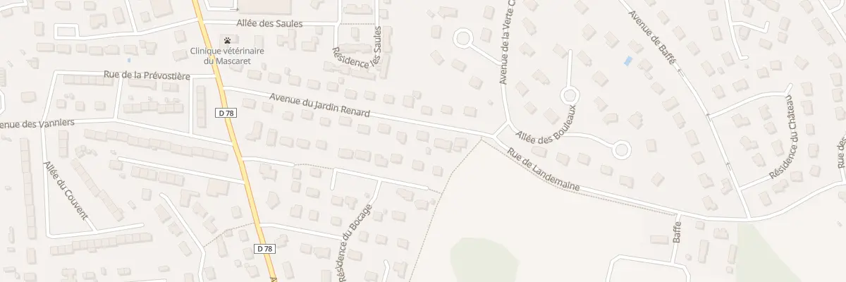 Plan du 5 Av Jardin Renard - St Martin à Avranches