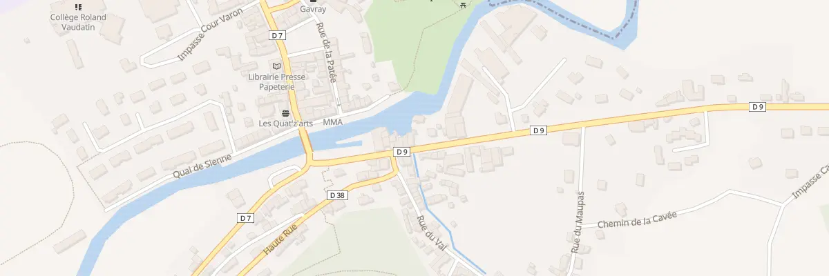 Plan du 7 Rue du Moulin à Gavray-sur-Sienne
