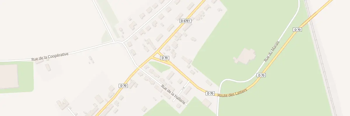 Plan du 1 Rte des Laitiers -Chef du Pont à Sainte-Mère-Église