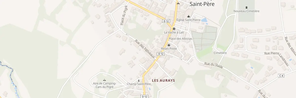 Plan du 6 Rue des Fétiveaux au Champ-Saint-Père